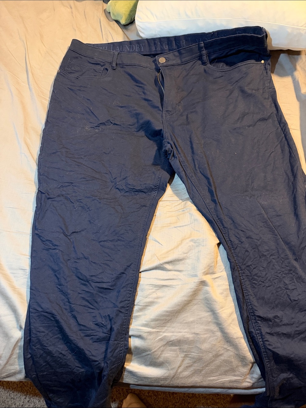 English Laundry Navy Blue Men's Chino Pants
